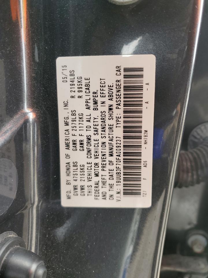 2015 Acura Tlx Advance VIN: 19UUB3F70FA009237 Lot: 91483315