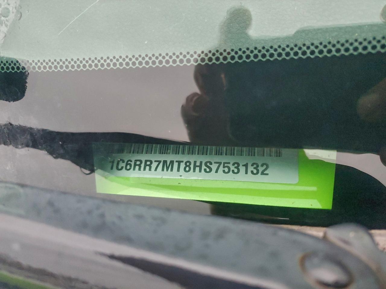 2017 Ram 1500 Sport VIN: 1C6RR7MT8HS753132 Lot: 93851135