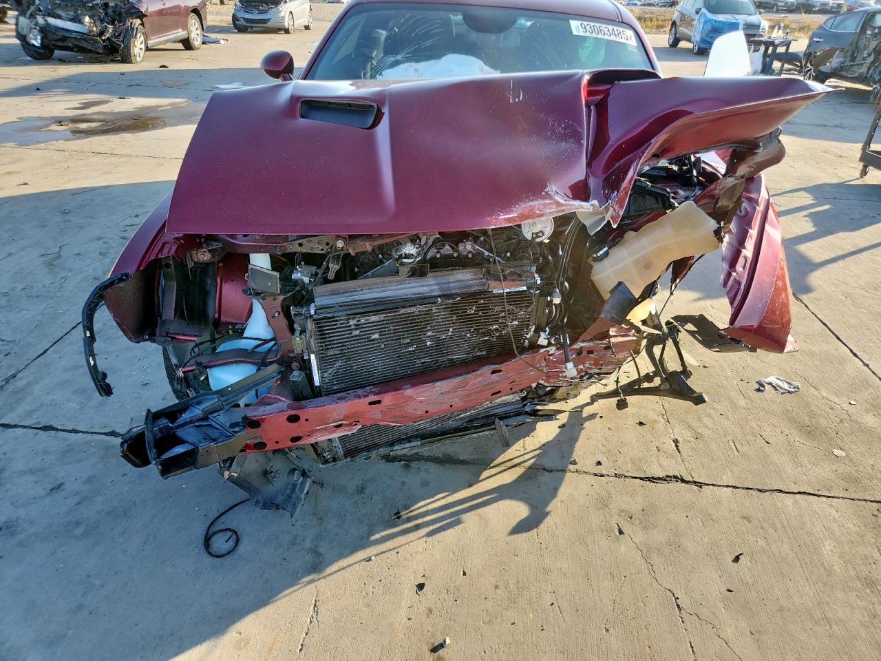 2022 Dodge Challenger Sxt VIN: 2C3CDZGG8NH219384 Lot: 93063485