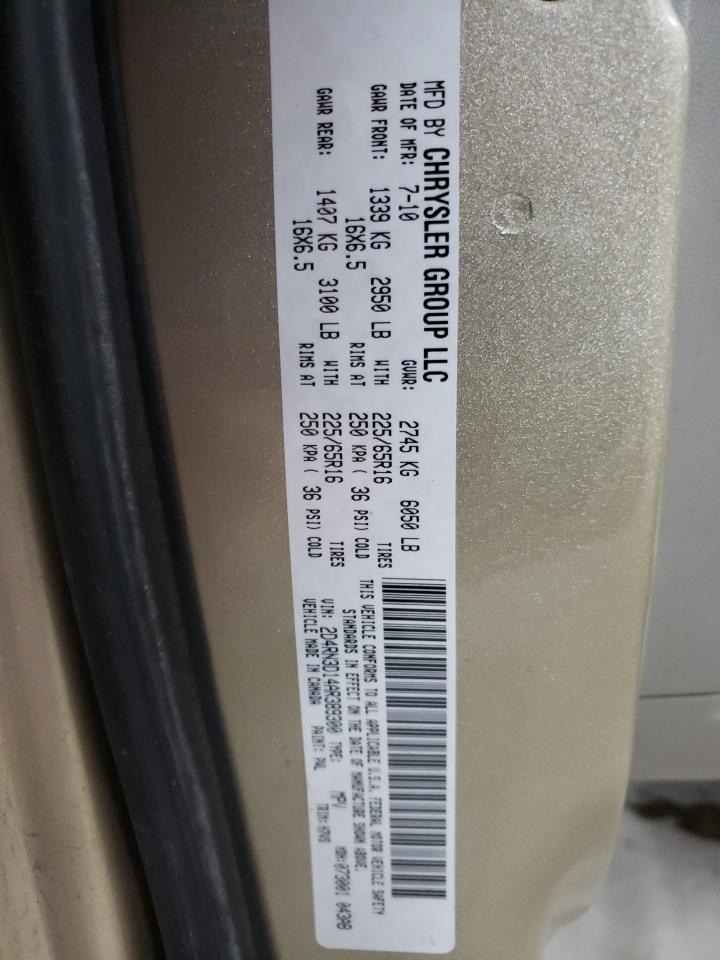 2010 Dodge Grand Caravan Hero VIN: 2D4RN3D14AR389300 Lot: 91369445
