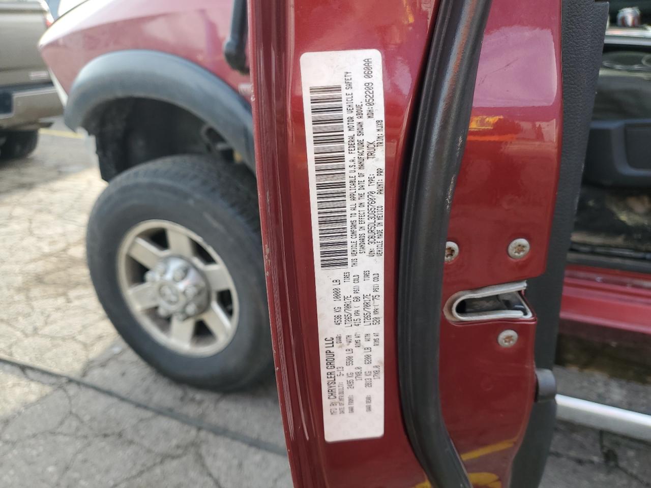 2013 Ram 2500 Slt VIN: 3C6UR5DL3DG576070 Lot: 92811225