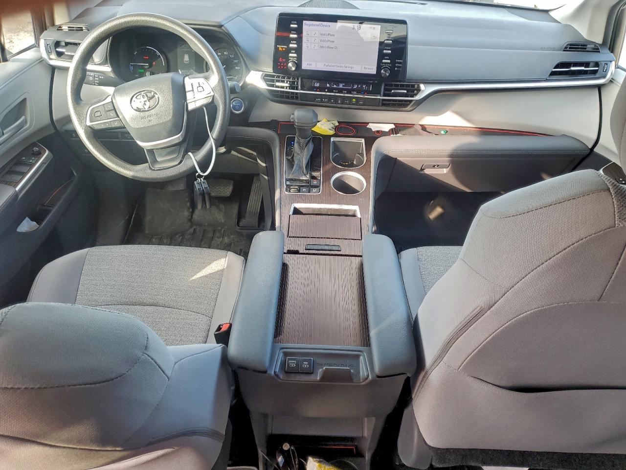 2021 Toyota Sienna Le VIN: 5TDKRKEC9MS049424 Lot: 93443685