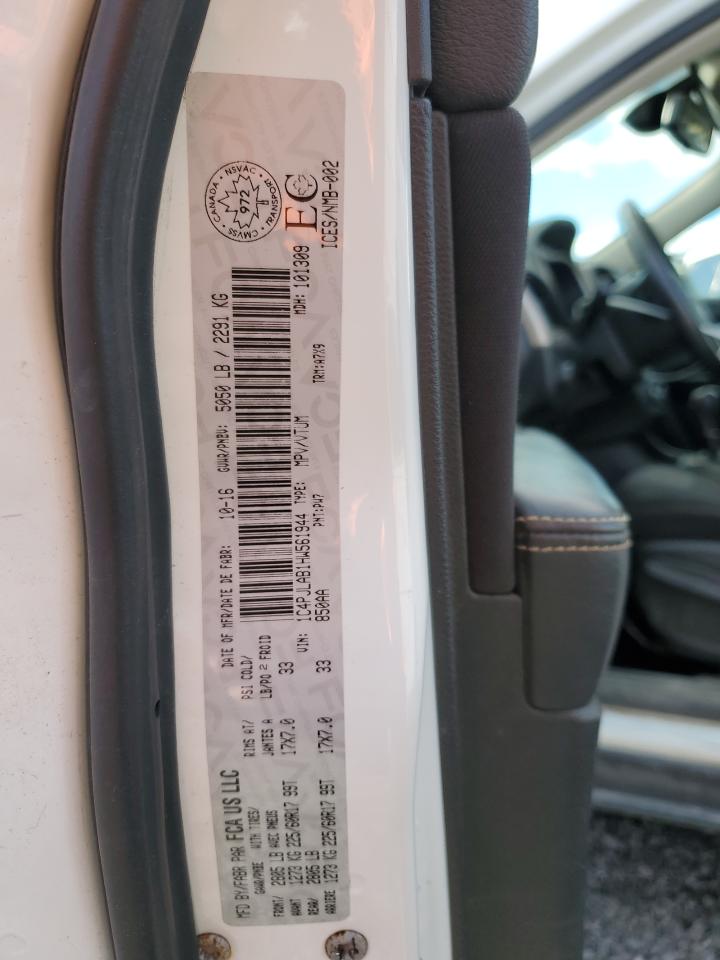 2017 Jeep Cherokee Sport VIN: 1C4PJLAB1HW561944 Lot: 90372345