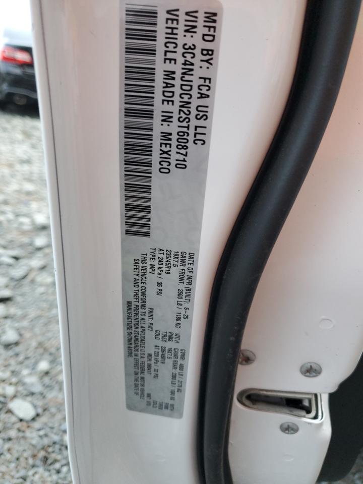 2025 Jeep Compass Limited VIN: 3C4NJDCN2ST608710 Lot: 92606825