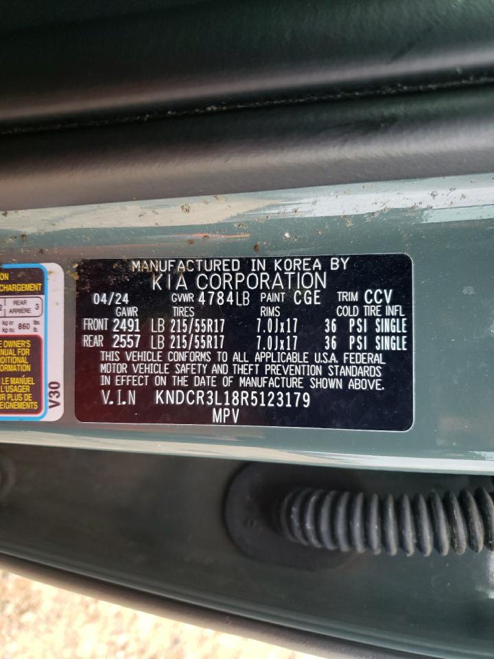 2024 Kia Niro Wind VIN: KNDCR3L18R5123179 Lot: 92621845