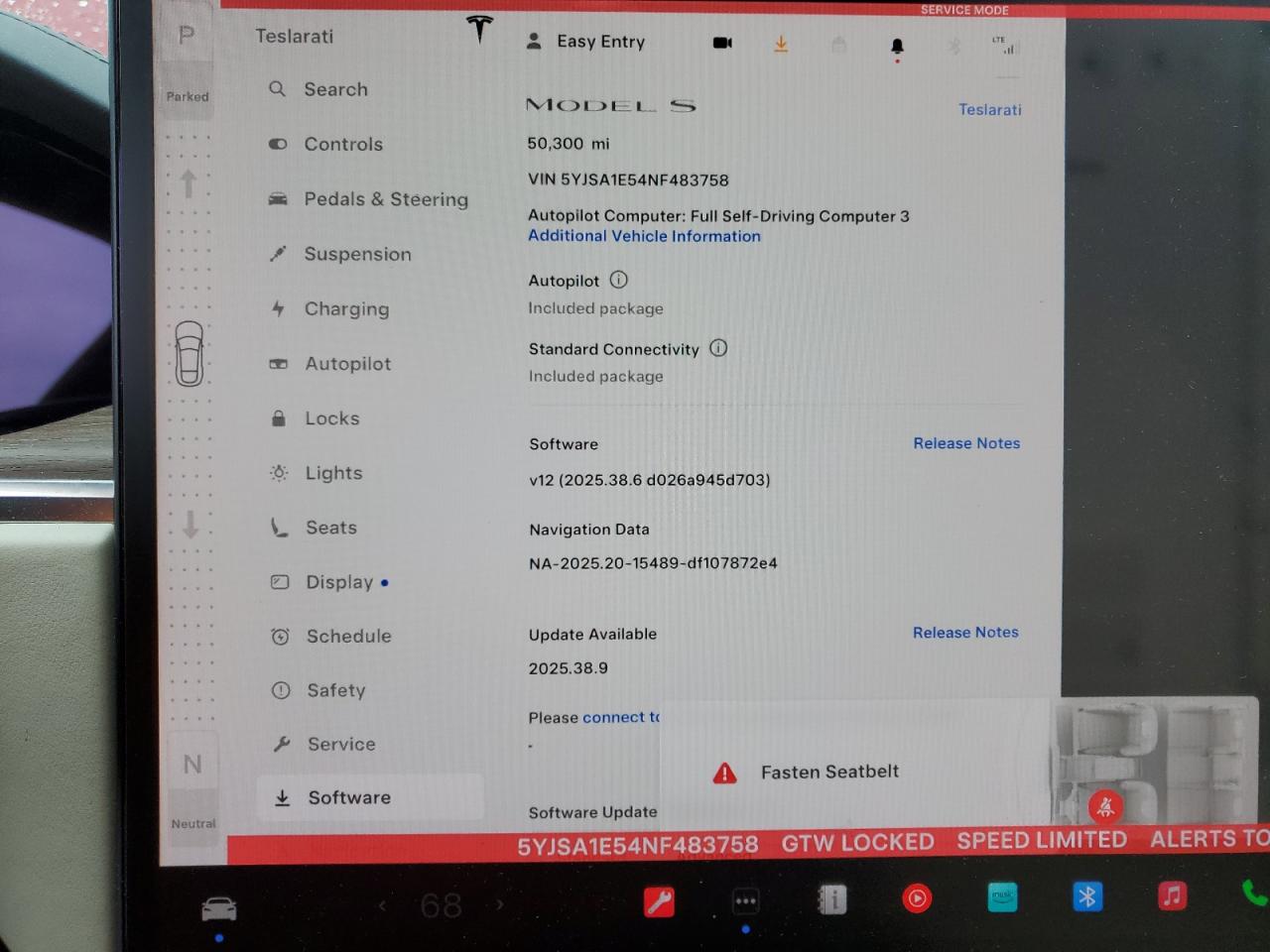 2022 Tesla Model S VIN: 5YJSA1E54NF483758 Lot: 93295885