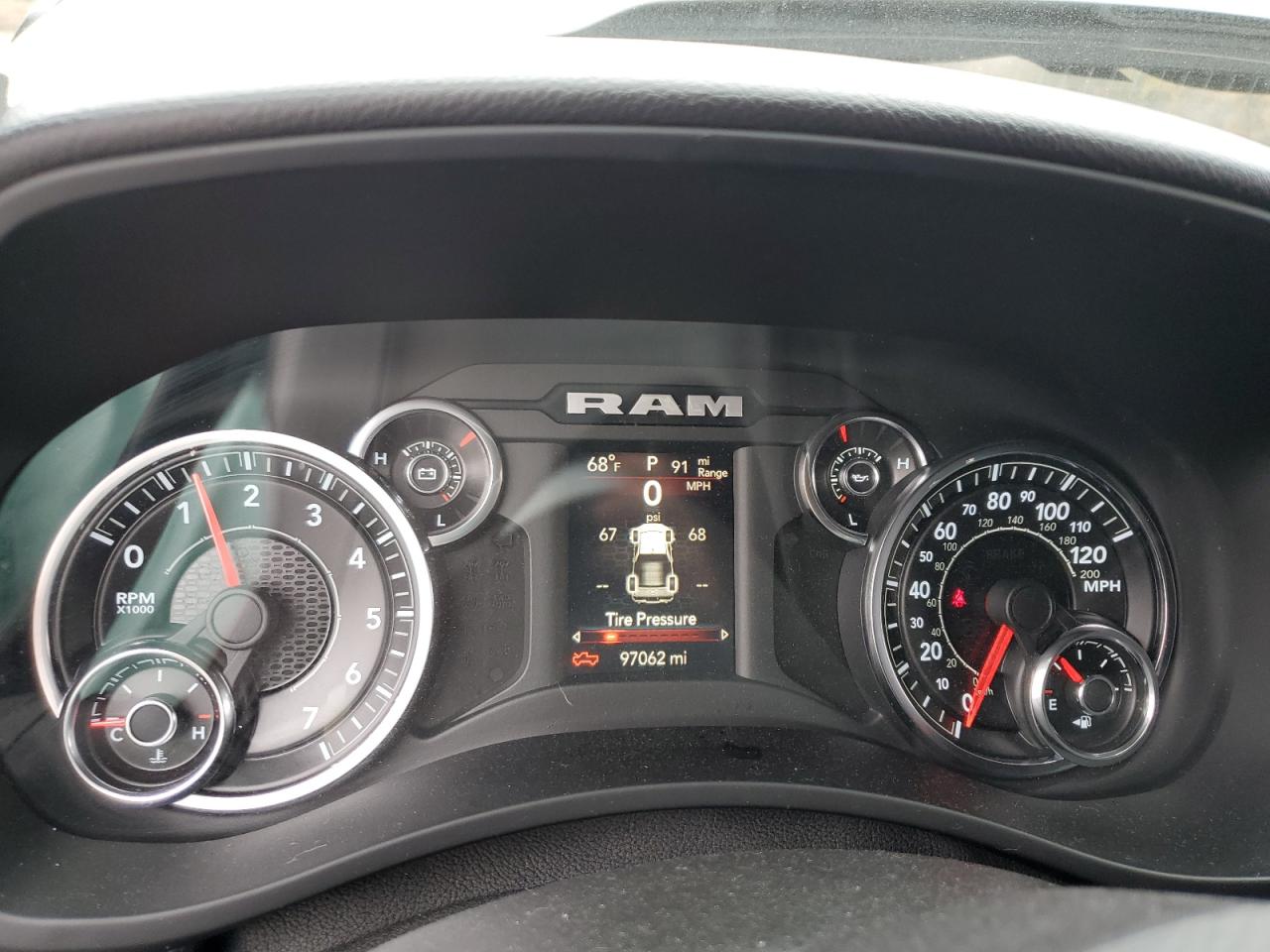 2019 Ram 2500 Big Horn VIN: 3C6UR5MJ9KG656288 Lot: 93887245