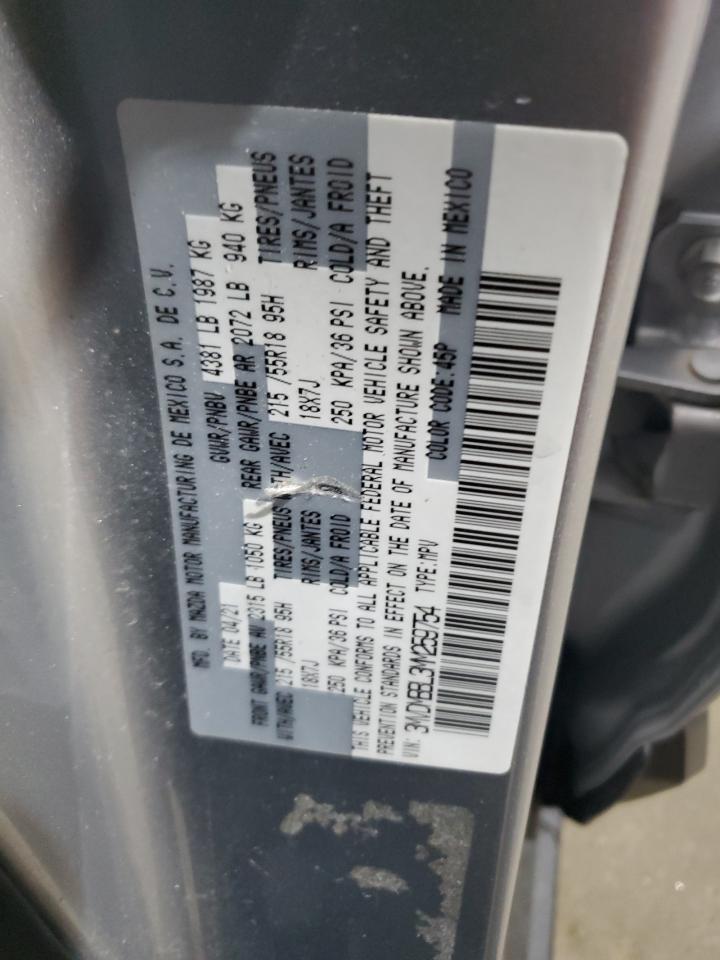 2021 Mazda Cx-30 Select VIN: 3MVDMBBL3MM259754 Lot: 91921675