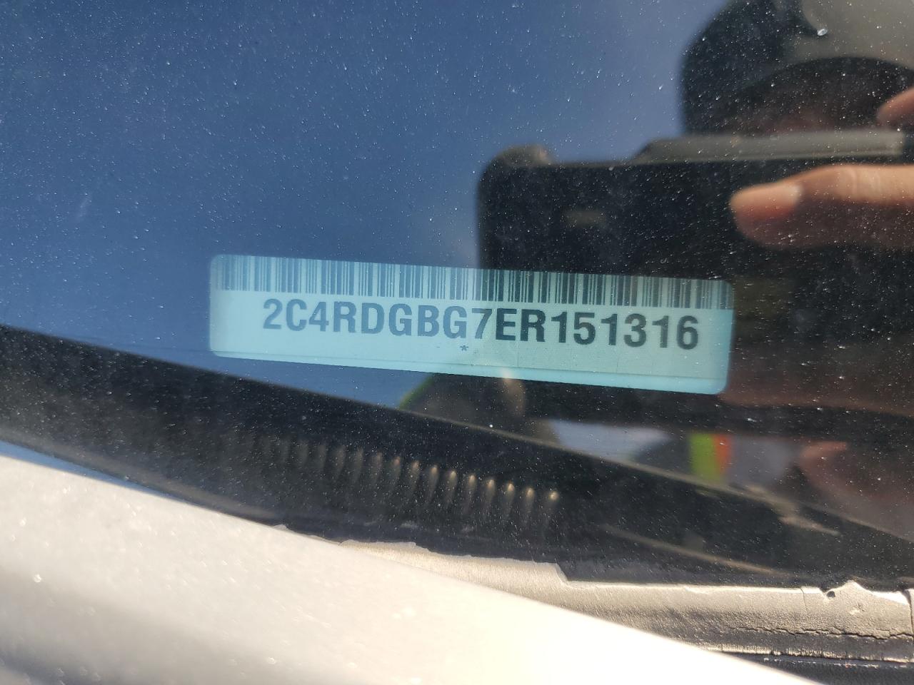 2014 Dodge Grand Caravan Se VIN: 2C4RDGBG7ER151316 Lot: 93530025