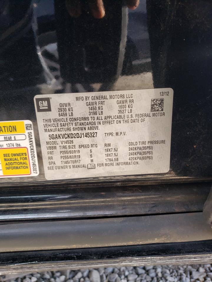 2013 Buick Enclave VIN: 5GAKVCKD2DJ145327 Lot: 93302955