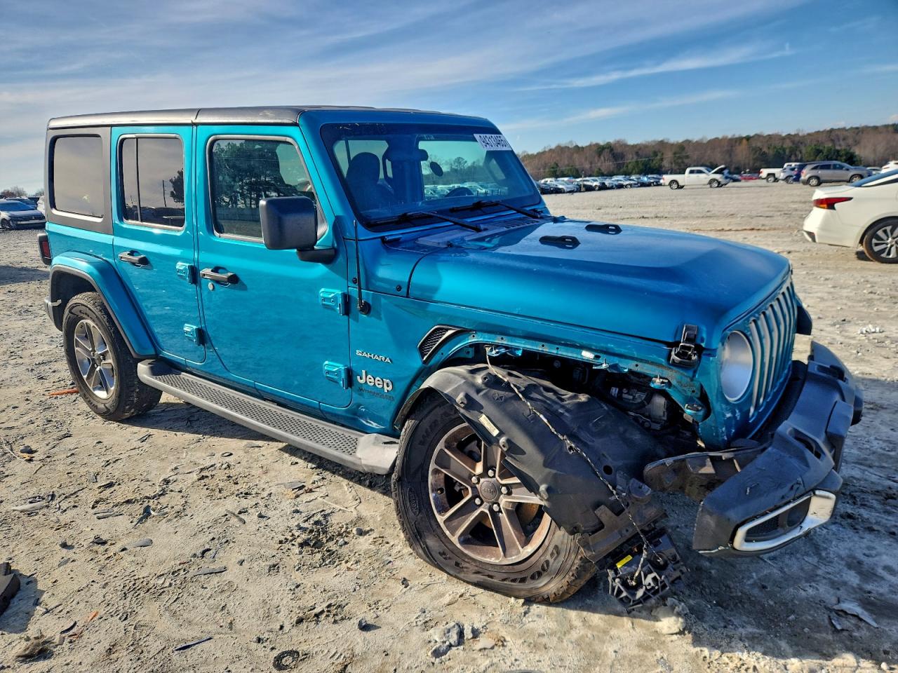 2020 Jeep Wrangler Unlimited Sahara VIN: 1C4HJXENXLW127837 Lot: 94313465