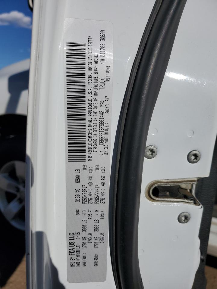 2015 Ram 1500 St VIN: 1C6RR7FT6FS601442 Lot: 93332555