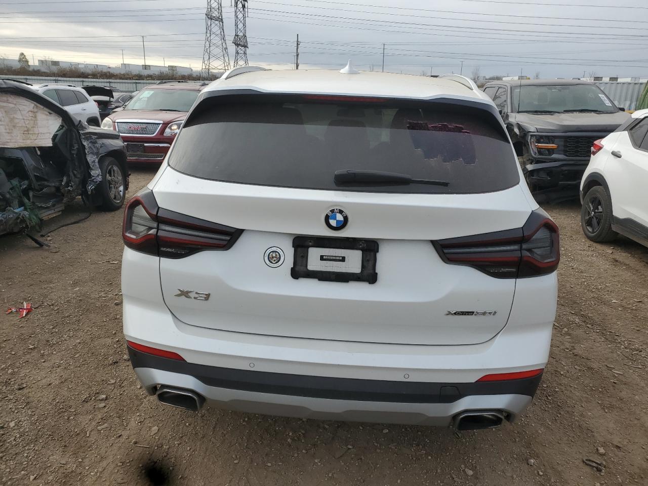 2022 BMW X3 xDrive30I VIN: 5UX53DP03N9J95023 Lot: 93123175