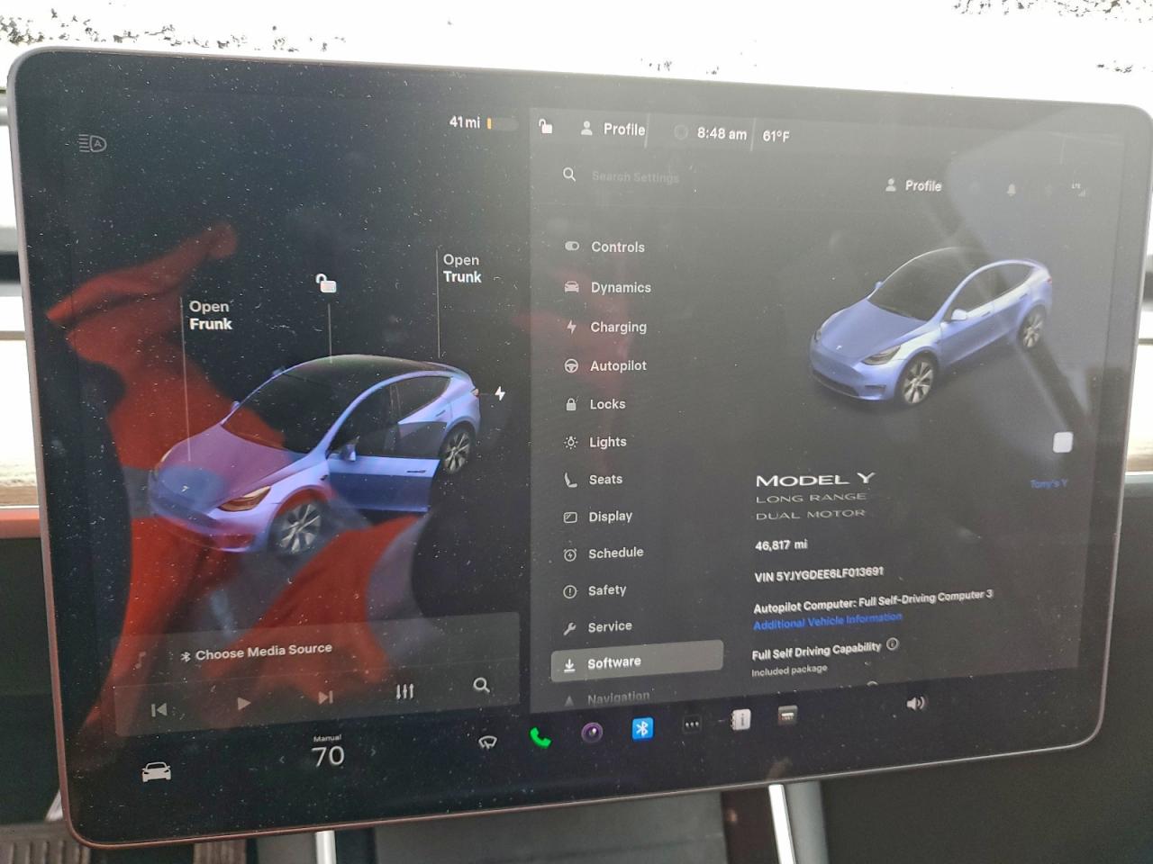 2020 Tesla Model Y VIN: 5YJYGDEE6LF013691 Lot: 93940725