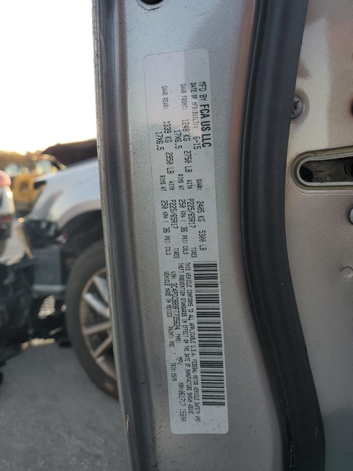 2015 Dodge Journey Sxt VIN: 3C4PDCBB9FT735624 Lot: 91623885