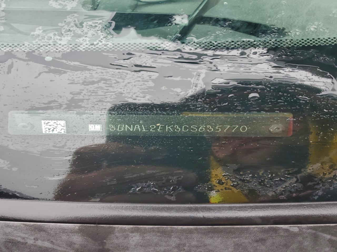 2012 Chevrolet Captiva Sport VIN: 3GNAL2EK3CS635770 Lot: 93407125