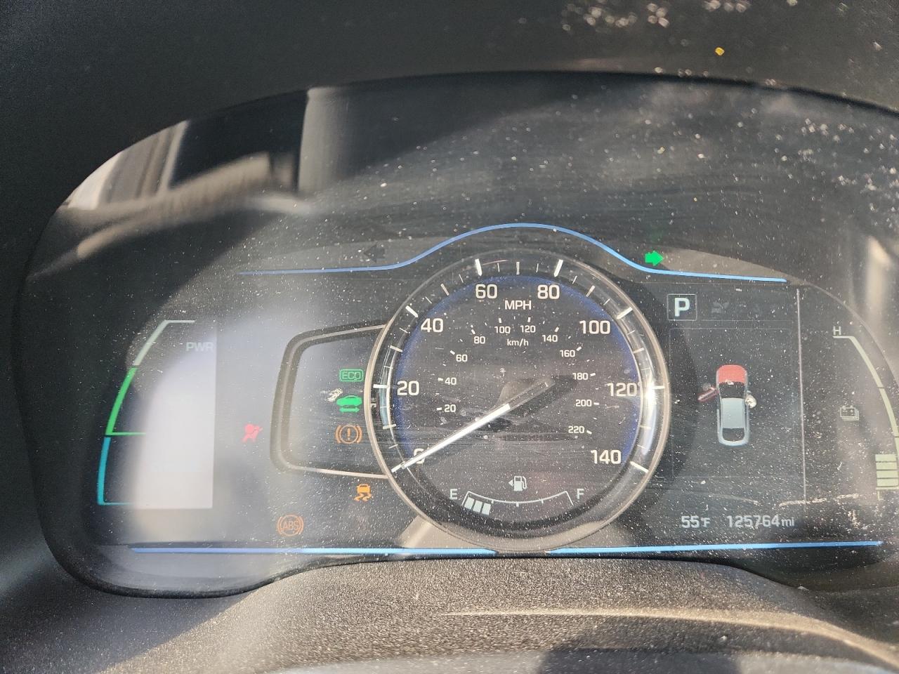 2017 Hyundai Ioniq Blue VIN: KMHC65LC7HU054376 Lot: 93331125