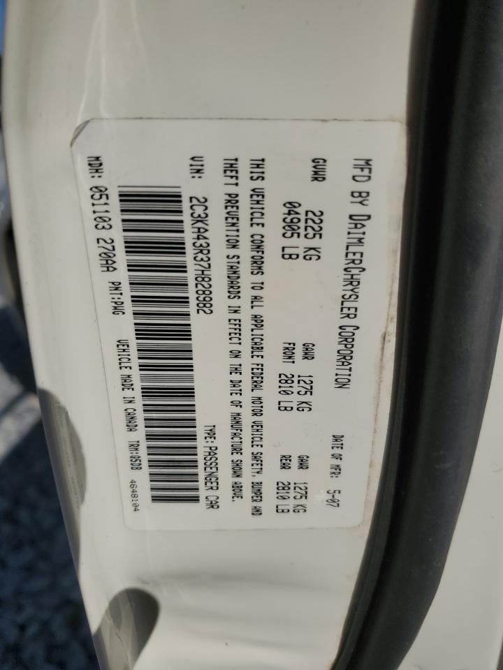 2007 Chrysler 300 VIN: 2C3KA43R37H828982 Lot: 90874585