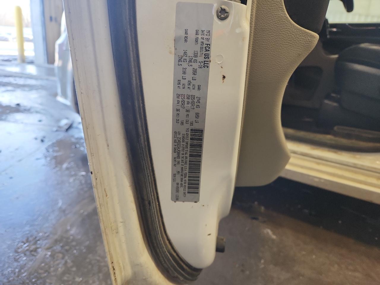 2018 Dodge Grand Caravan Sxt VIN: 2C4RDGCG4JR300483 Lot: 91629905