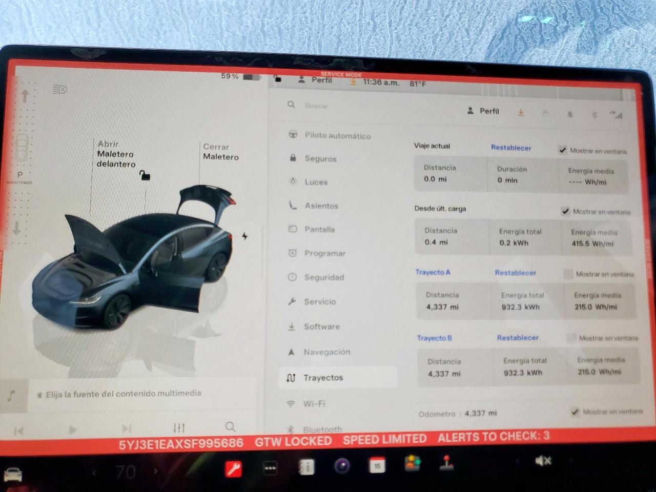 2025 Tesla Model 3 VIN: 5YJ3E1EAXSF995686 Lot: 92867735