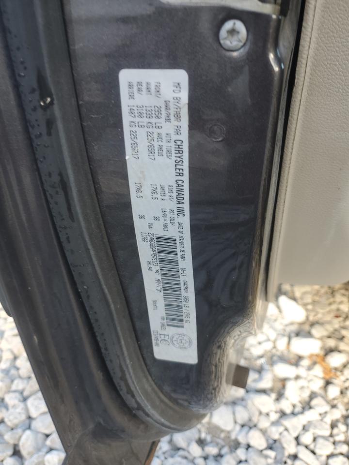 2015 Dodge Grand Caravan Se VIN: 2C4RDGBG4FR576123 Lot: 91725155