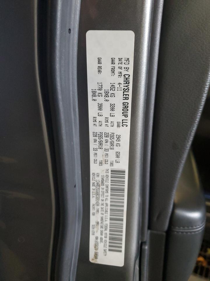 2011 Dodge Durango Express VIN: 1D4RE2GG6BC691420 Lot: 92199885