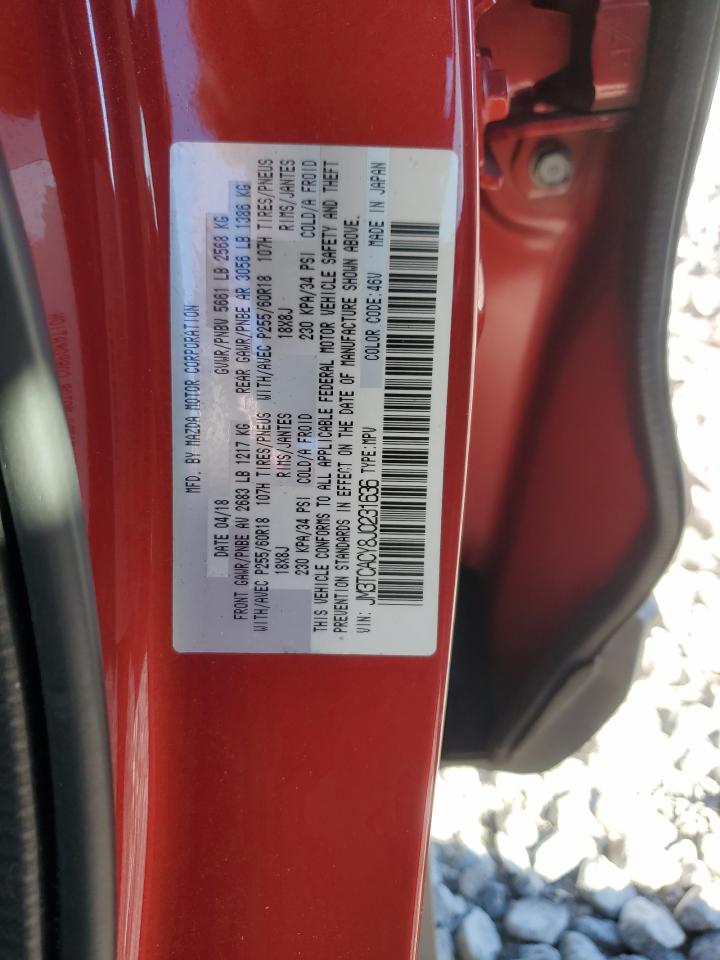 2018 Mazda Cx-9 Touring VIN: JM3TCACY8J0231636 Lot: 91376265