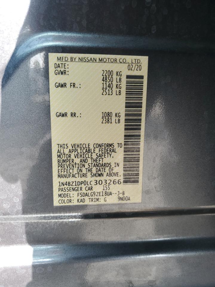 2020 Nissan Leaf Sl Plus VIN: 1N4BZ1DP0LC303266 Lot: 91145995