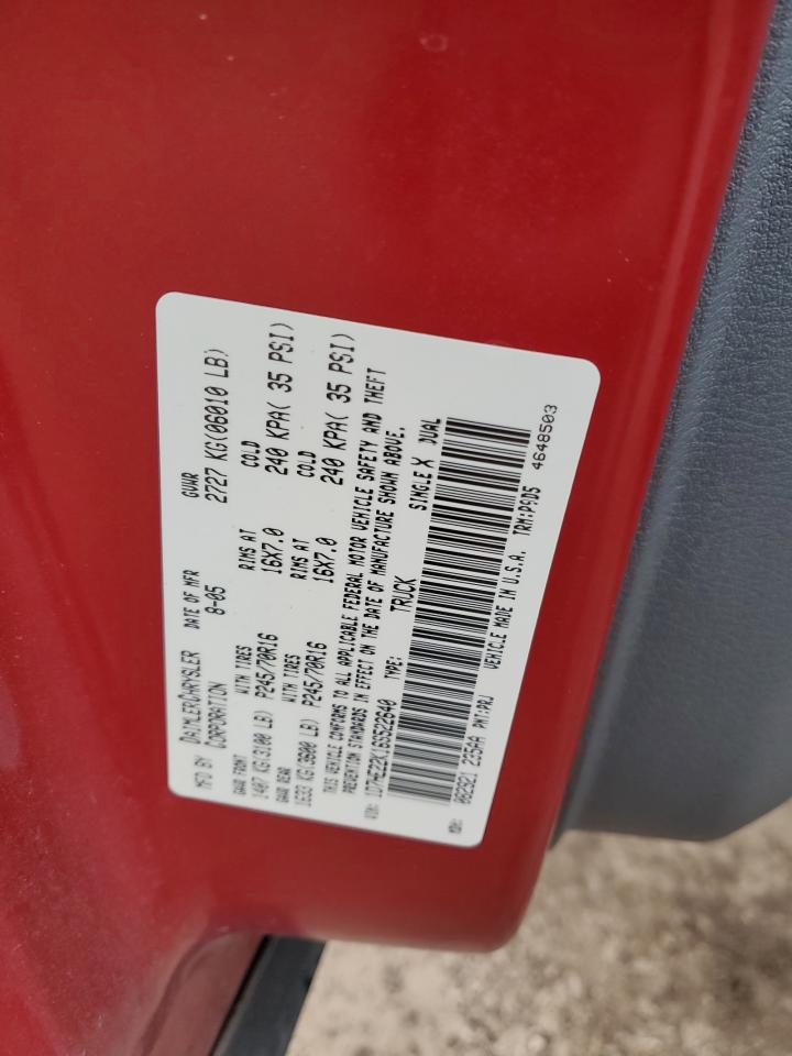 2006 Dodge Dakota St VIN: 1D7HE22K16S522640 Lot: 93298115