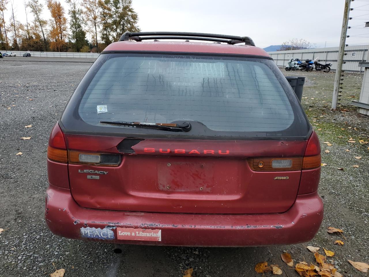 1996 Subaru Legacy L VIN: 4S3BK4351T7931376 Lot: 91005175