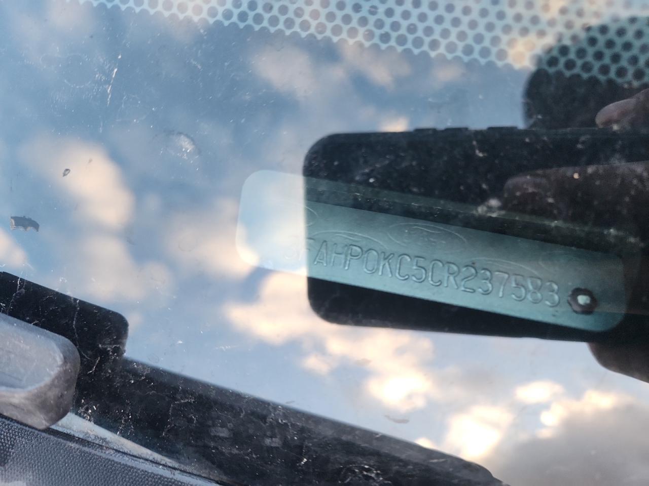 2012 Ford Fusion Sport VIN: 3FAHP0KC5CR237583 Lot: 93066895