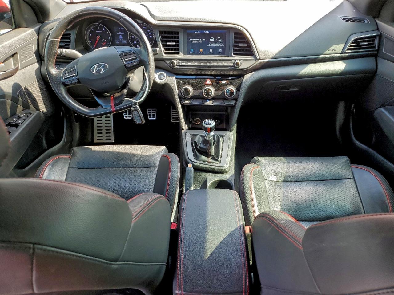 2019 Hyundai Elantra Sport VIN: KMHD04LB2KU854873 Lot: 93909735