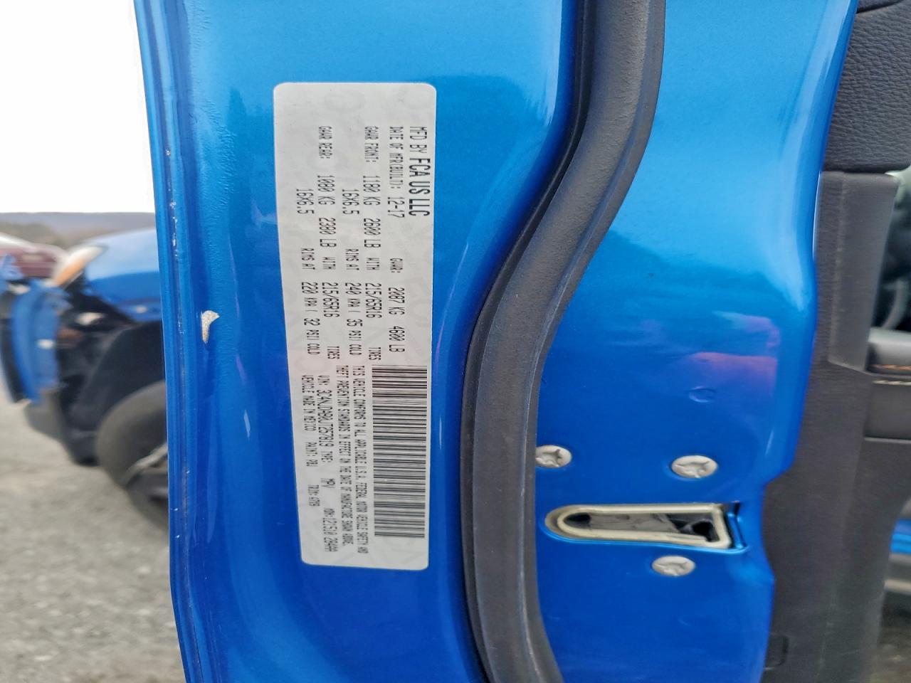 2018 Jeep Compass Sport VIN: 3C4NJDAB0JT257819 Lot: 94565095