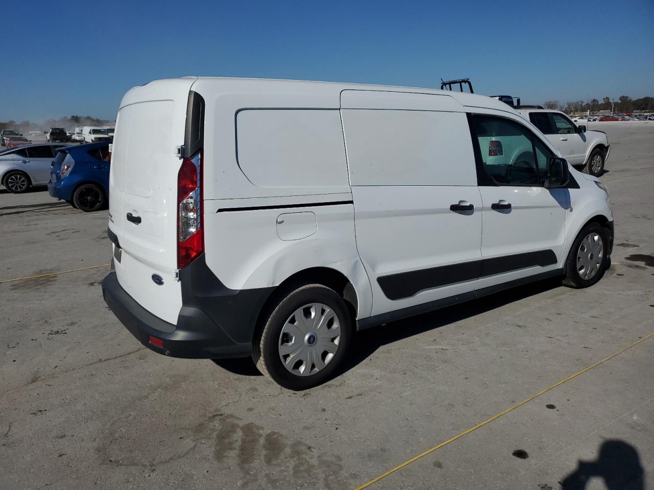 2019 Ford Transit Connect Delivery Van white  gas NM0LS7E20K1383734 photo #4