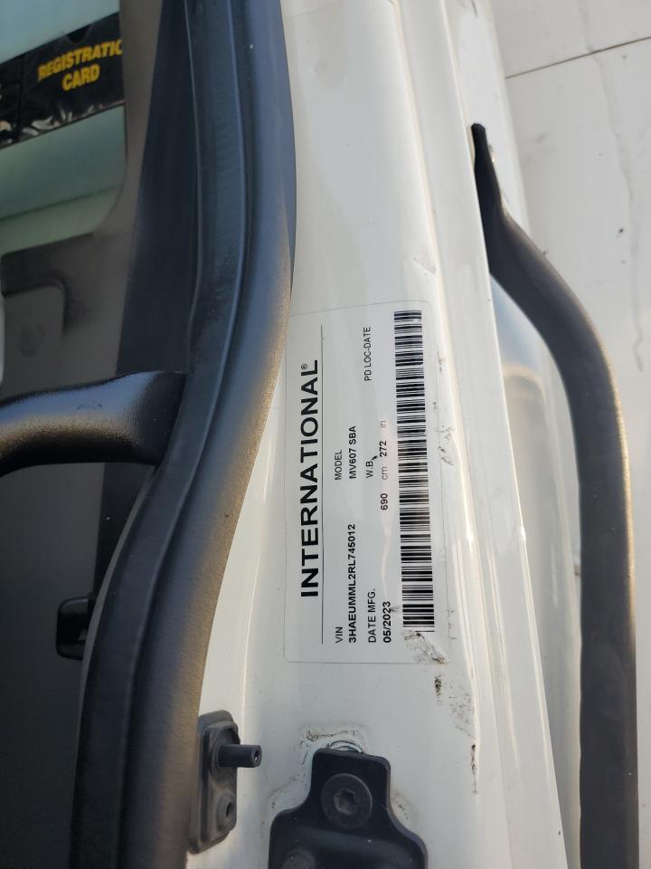 2024 International Mv607 Box Truck VIN: 3HAEUMML2RL745012 Lot: 92052365