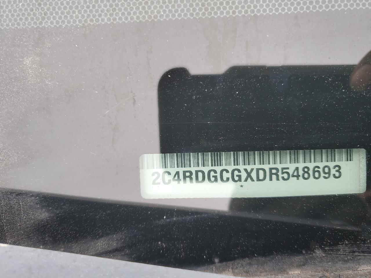 2013 Dodge Grand Caravan Sxt VIN: 2C4RDGCGXDR548693 Lot: 93213175