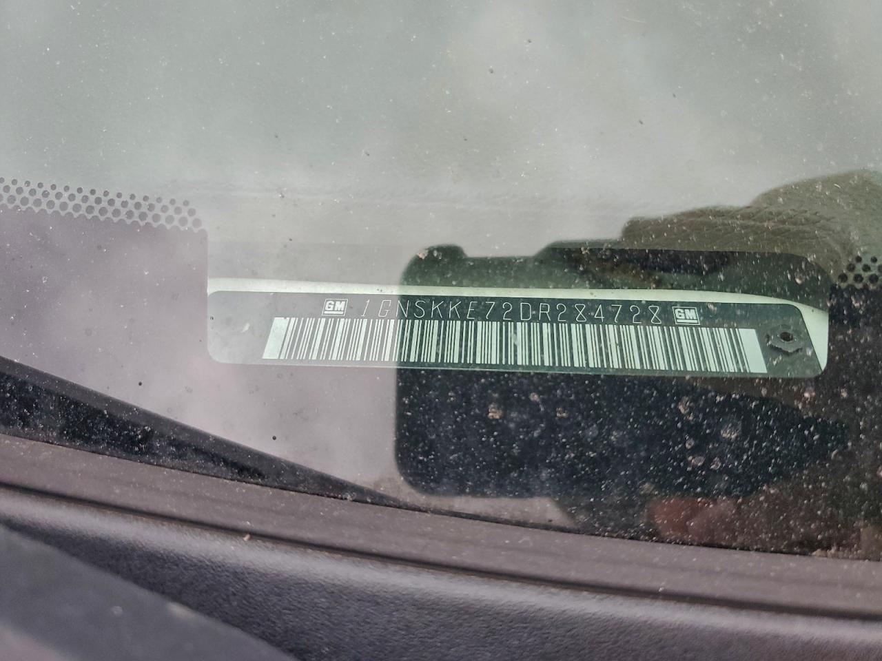 2013 Chevrolet Suburban K1500 Ltz VIN: 1GNSKKE72DR284728 Lot: 93763265