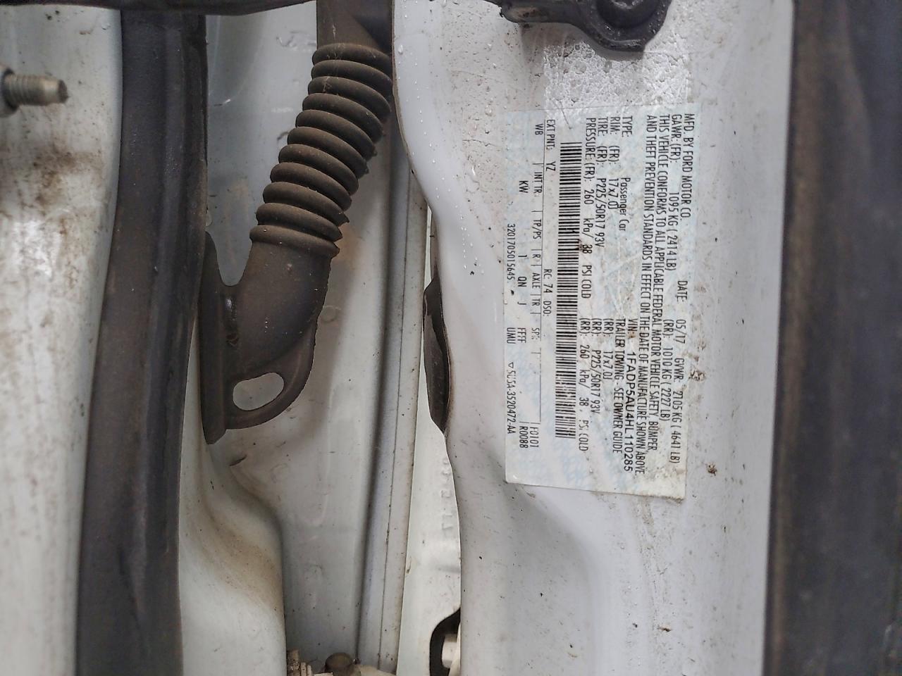 2017 Ford C-Max Se VIN: 1FADP5AU4HL110285 Lot: 94313595