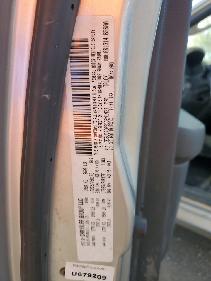 2012 Dodge Ram 1500 St VIN: 3C6JD7DP8CG241434 Lot: 91244485