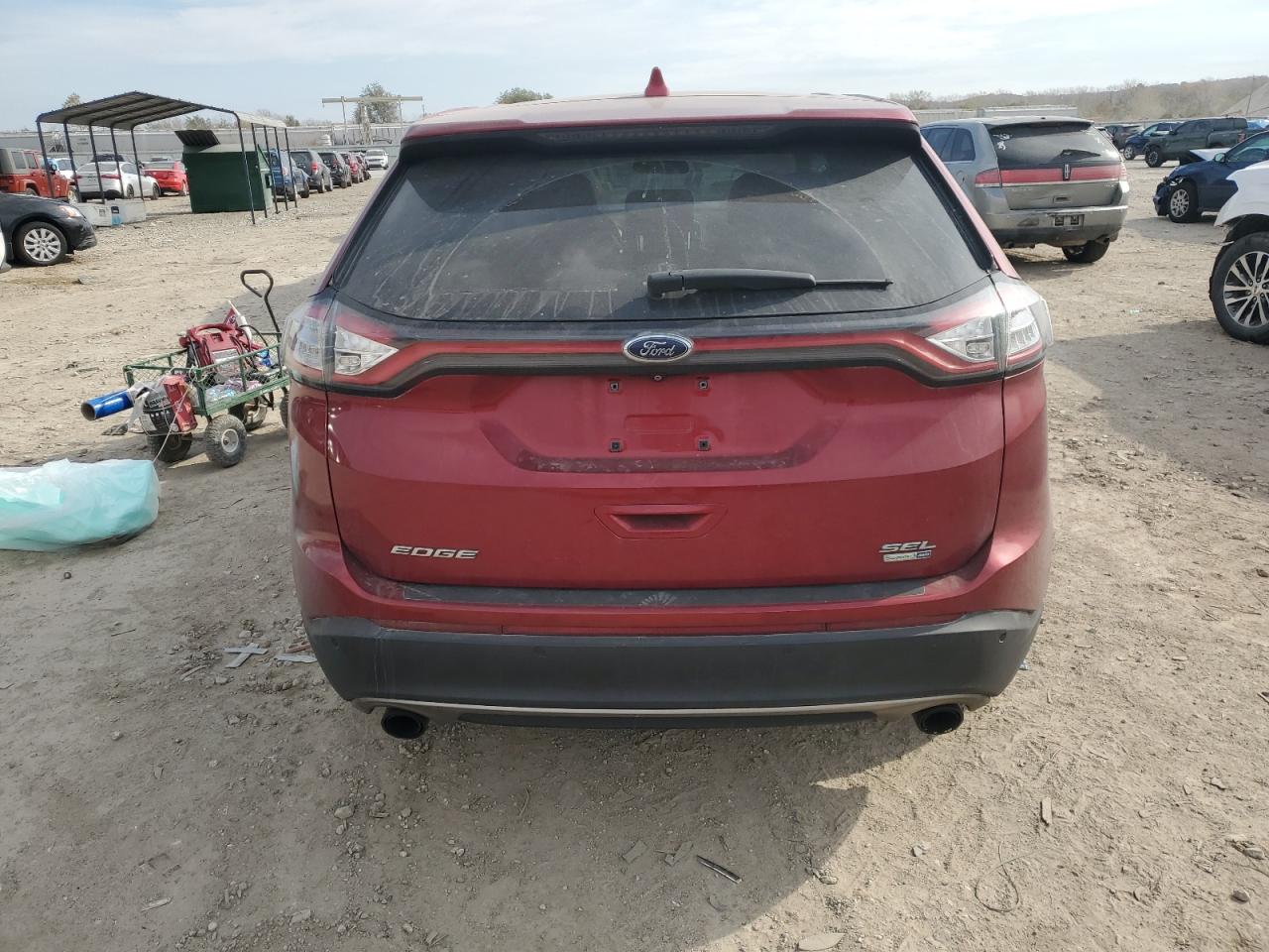 2015 Ford Edge Sel VIN: 2FMTK4J96FBC16627 Lot: 91505225