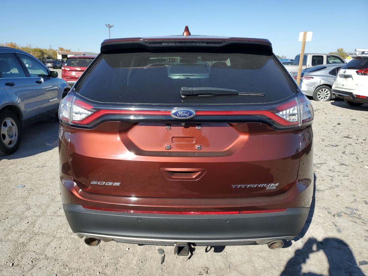 2015 Ford Edge Titanium VIN: 2FMPK4K84FBB00382 Lot: 91069285
