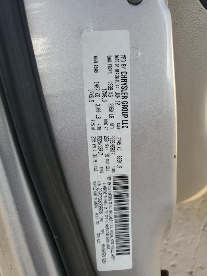 2012 Chrysler Town & Country Touring L VIN: 2C4RC1CG5CR386907 Lot: 91061325