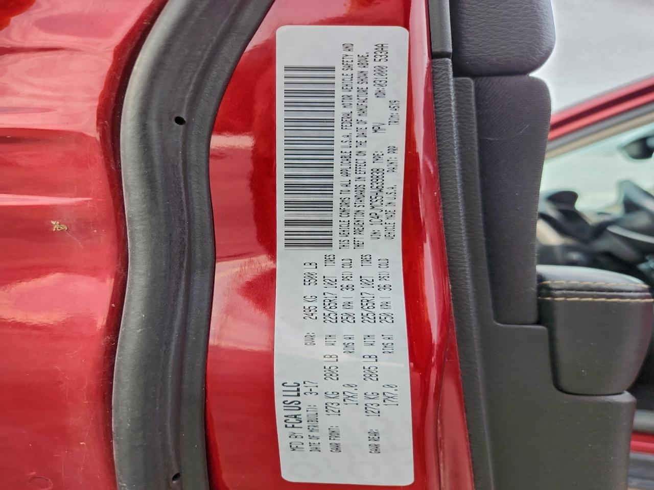 2017 Jeep Cherokee Latitude VIN: 1C4PJMCS5HW639838 Lot: 94013505