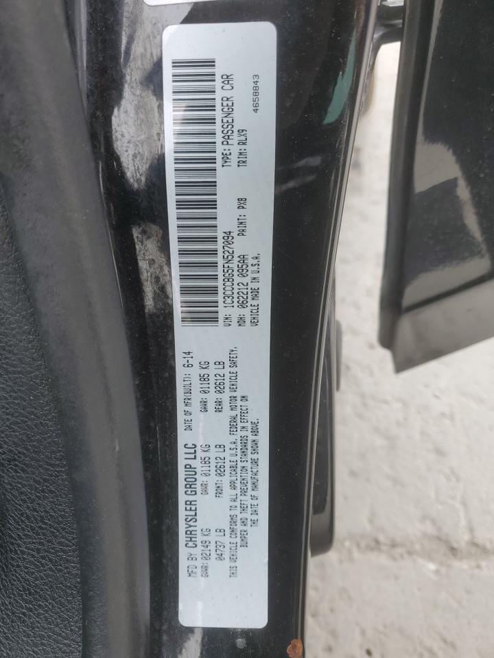 2015 Chrysler 200 S VIN: 1C3CCCBG5FN527094 Lot: 92109775