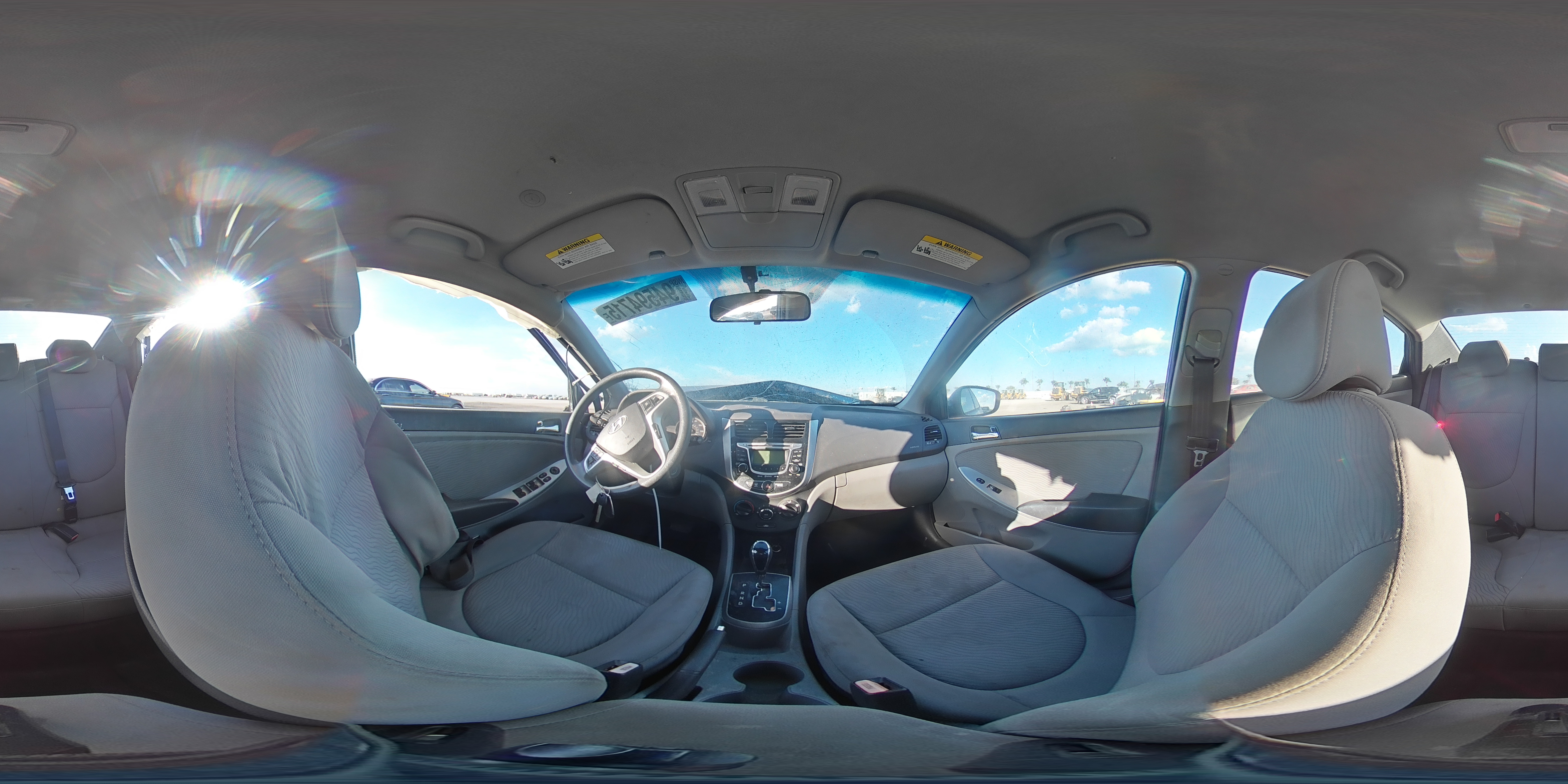 2012 Hyundai Accent Gls VIN: KMHCU4AE1CU114889 Lot: 94594715