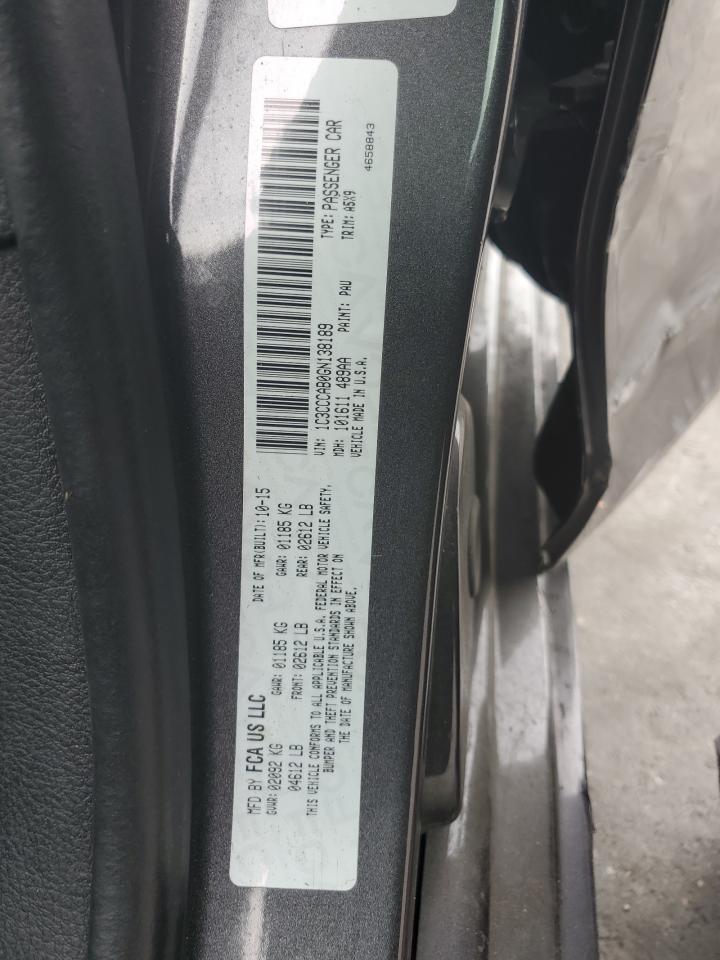 2016 Chrysler 200 Limited VIN: 1C3CCCAB0GN138189 Lot: 91115985