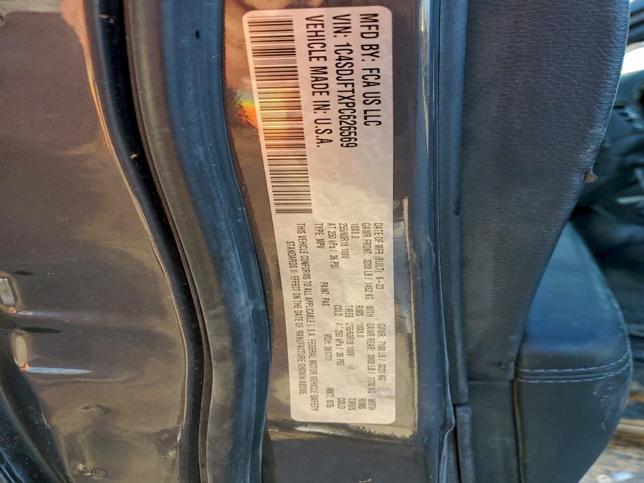 2023 Dodge Durango Pursuit VIN: 1C4SDJFTXPC626569 Lot: 94266155