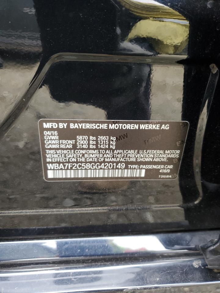 Фото: WBA7F2C58GG420149