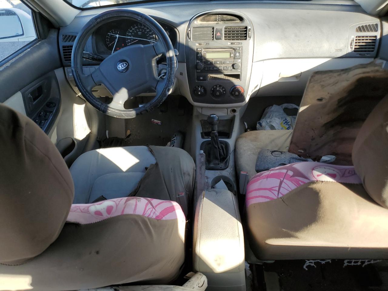 2005 Kia Spectra Lx VIN: KNAFE121955141826 Lot: 91620435