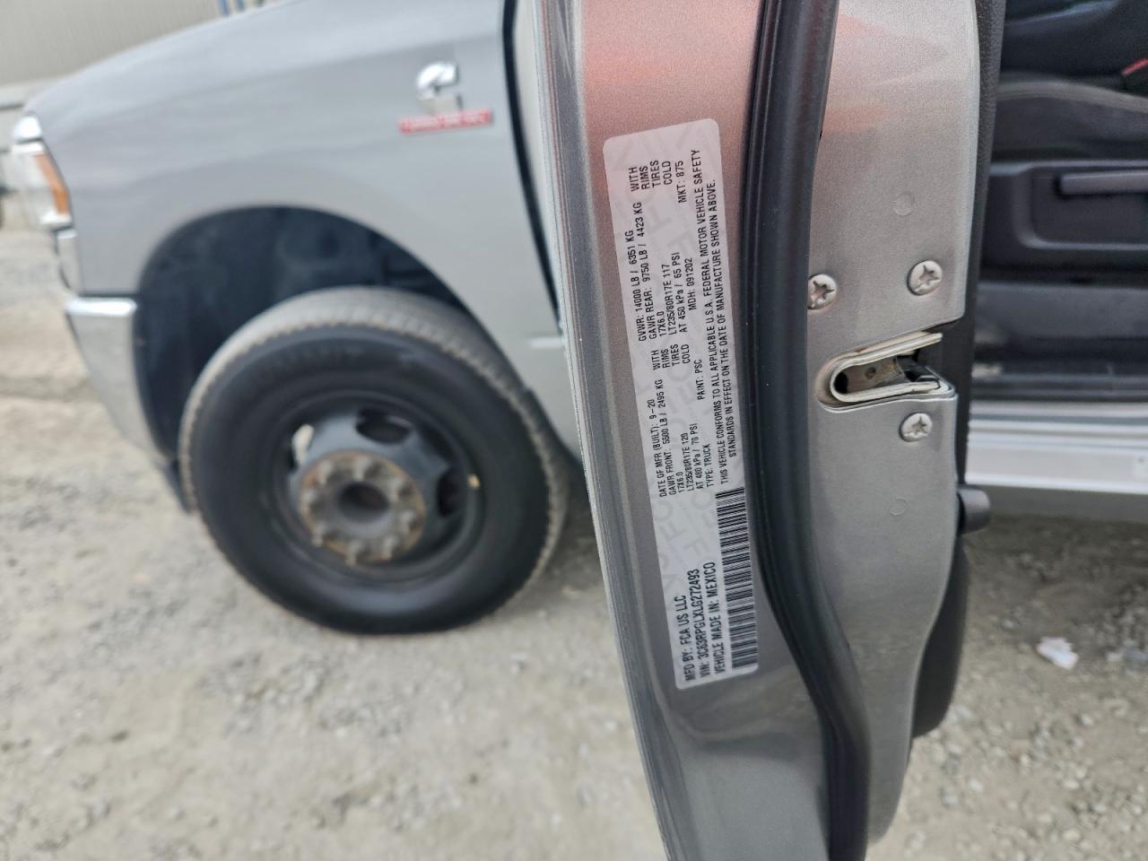 2020 Ram 3500 Tradesman VIN: 3C63RPGLXLG272493 Lot: 94326975